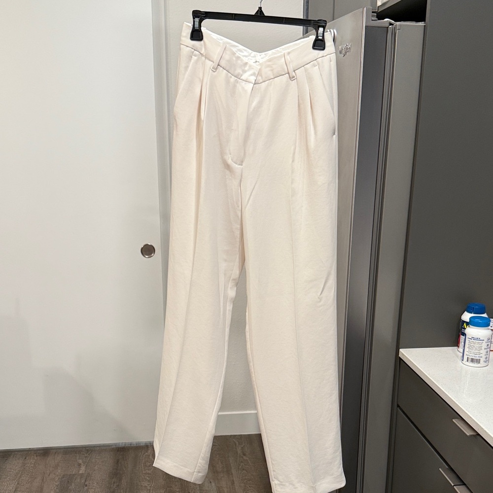 Effortless pants in light birch